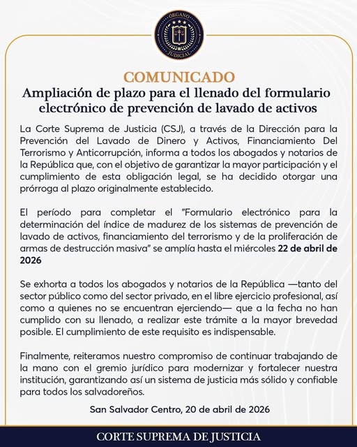 Hoy concluye el plazo de abogados y notarios para completar el formulario para la prevención de lavado 673769491 122109695901283477 357947615502492620 n