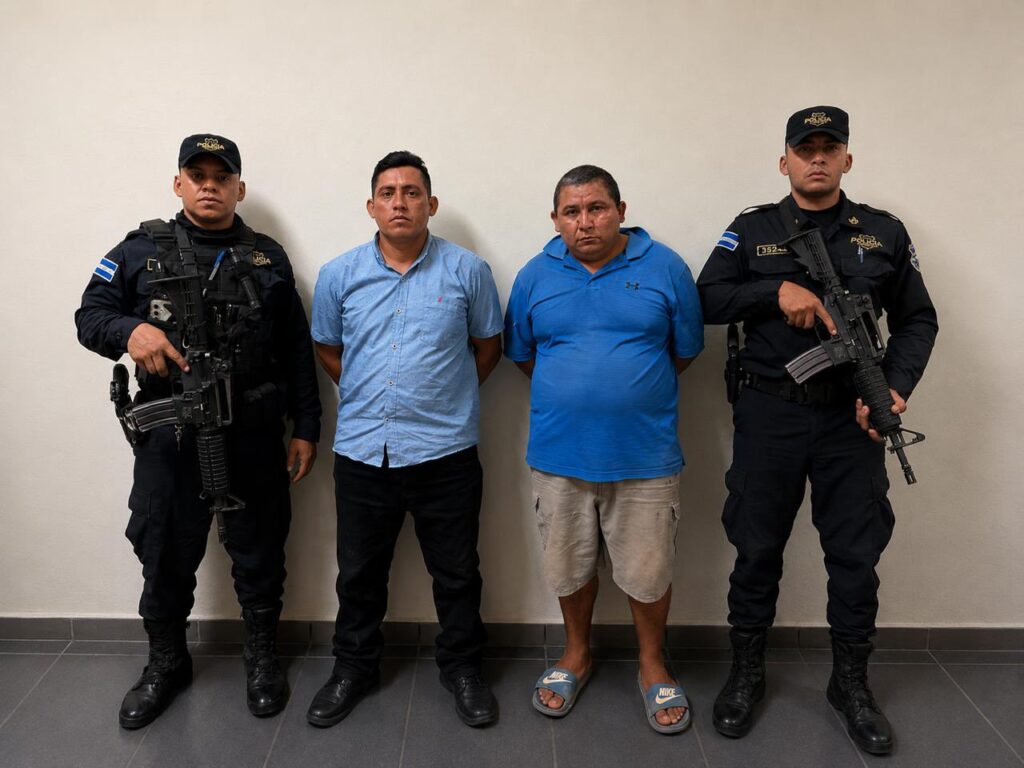 Cero impunidad: capturan a los dos responsables del homicidio de ganadero en Morazán PNC