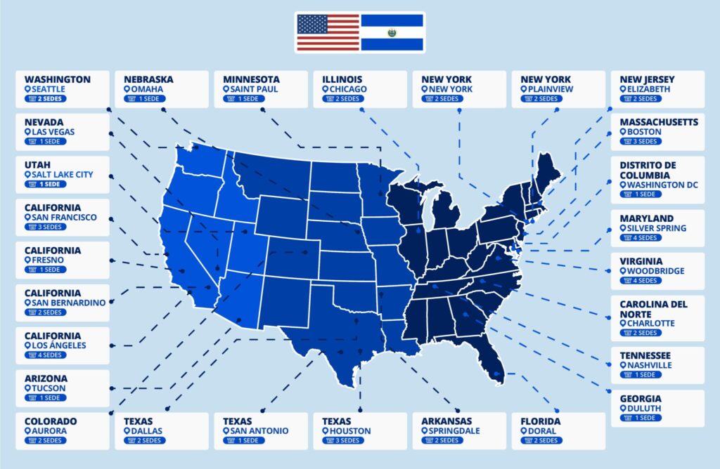 Aquí podrán votar en 2027 los salvadoreños que viven en Estados Unido, México y Canadá hp gekfxcaay2ur