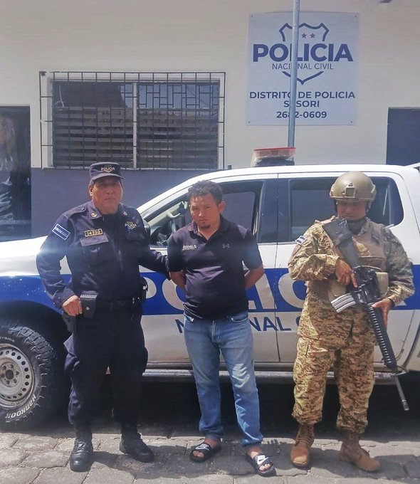 José Raúl Rodríguez Lovo, de 30 años, fue capturado en un control vehicular. Imagen de cortesía.